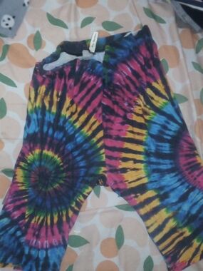Source Unknown Tie-Dye Multicolor Women Bike Shorts